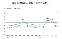 2024年5月中国采购经理指数运行情况